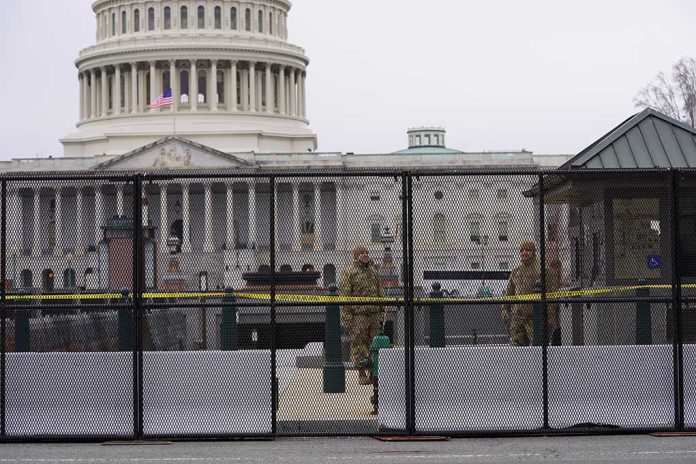 Emergency Fence Erected Around the Capitol