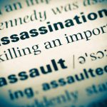 Dictionary entry for assassination highlighting definition and pronunciation