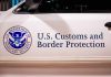 U.S. Customs and Border Protection vehicle logo and text