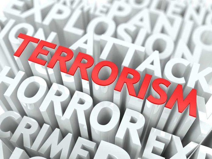 136628645 featured image The word terrorism highlighted among other words.