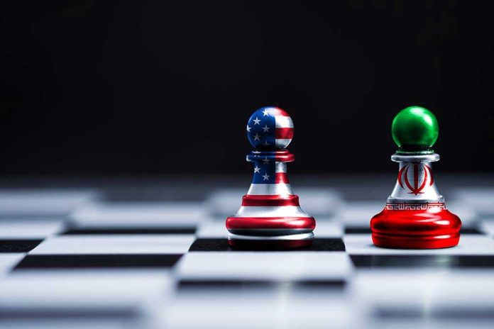 1597207528 Chess pieces with USA and Iran flags on board