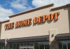 The Home Depot storefront with logo.