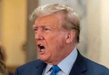 Epstein’s GIRLFRIEND Breaks Silence – Trumps Team Panics! Man in suit with open mouth, speaking passionately.