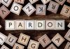 Trump’s SHOCK Pardons: They’re Walking Free! Wooden letter blocks arranged to spell 'PARDON' on a wooden surface
