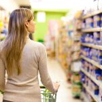 Biden’s Policies Starve Millions, IGNORE Food Solutions A woman pushing a shopping cart in a supermarket aisle filled with products