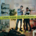 Murder Tools Delivered, Girlfriend Vanished FOREVER Crime scene with tape and investigators examining evidence.