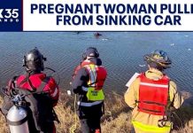 Pregnant Driver TRAPPED In SINKING Car Bystander rescues pregnant woman from sinking car near I-95