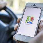 Google Maps Routed Him to Death A person holding a smartphone displaying the Google Maps app while driving