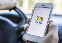 Google Maps Routed Him to Death A person holding a smartphone displaying the Google Maps app while driving