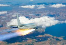 Burning Jet Sighting Shakes MH370 Timeline Passenger airplane with rocket engine flying over countryside