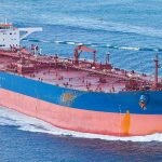 Cargo Ship ARMED – 60 Missiles Loaded Large cargo ship navigating through the ocean