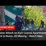 Kyiv Tower Decimated in Shocking Night Attack WAR UPDATE: Rescue Teams Search 20 Missing People After Russian Attack on Kyiv Apartment Block |AH14