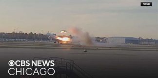 New video shows engine fly off UPS jet before deadly Louisville crash