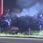 Four dead, one critically injured after fiery wrong-way crash on I-40