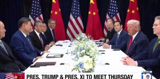 Trump arrives in China ahead of high-stakes summit with Chinese leader
