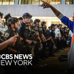 Knicks Celebrations and the Smashed Cop Car Knicks fans clash with NYPD as fights break out near Bryant Park watch party