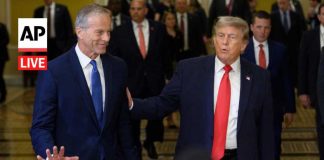 LIVE: Trump visits the Senate after cancelling housing bill signing