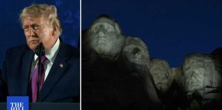 Trump Sounds Alarm: ‘Mortal Threat’ Inside Trump at Mount Rushmore warns of ‘communist menace’ in speech celebrating America’s birthday