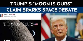 Trump Declares: ‘THE MOON IS OURS’ Trump Whines to ISS Crew About Not Having a Moon Crater for Him
