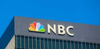 Newsroom Juror Doxxing Backfires NBC logo on a modern office building facade