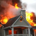 8 Family Members SLAUGHTERED in Montana Home House engulfed in flames with heavy smoke from the roof