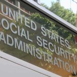United States Social Security Administration office window