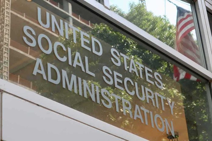 United States Social Security Administration office window