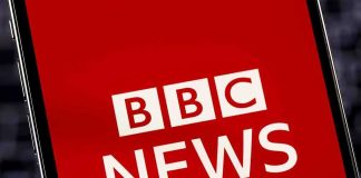 BBC News logo on a smartphone screen
