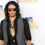 Russell Brand on the red carpet at an awards event